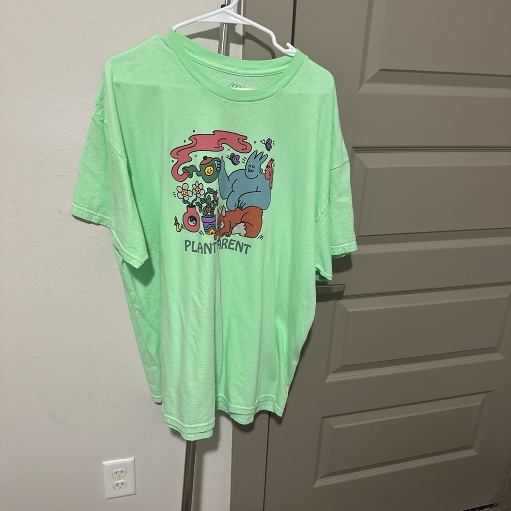 Vibrant Green Graphic Tee